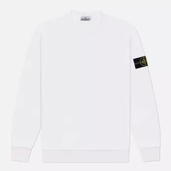 Мужская толстовка Stone Island Organic Cotton Fleece Crew Neck, цвет белый, размер XXL
