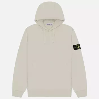 Мужская толстовка Stone Island Organic Cotton Fleece Hoodie, цвет бежевый, размер L