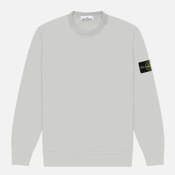 Мужская толстовка Stone Island Organic Cotton Fleece Crew Neck, цвет серый, размер S