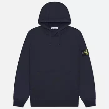Мужская толстовка Stone Island Organic Cotton Fleece Hoodie, цвет синий, размер XXL