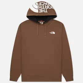 Мужская толстовка The North Face Seasonal Drew Peak Hoodie, цвет коричневый, размер XL