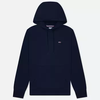 Мужская толстовка Tommy Jeans Regular Fleece Hoodie, цвет синий, размер XXL