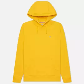 Мужская толстовка Tommy Jeans Regular Fleece Hoodie, цвет жёлтый, размер XXL