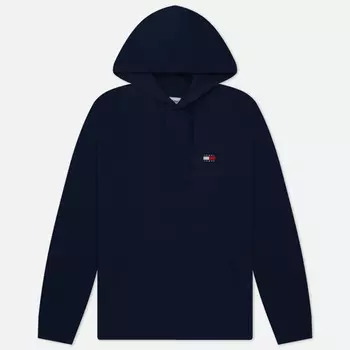 Мужская толстовка Tommy Jeans Small Badge Relaxed Hoodie, цвет синий, размер XXL