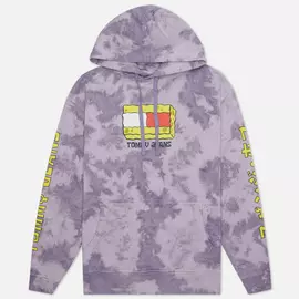 Мужская толстовка Tommy Jeans x Sponge Bob Square Pants Hoodie, цвет фиолетовый, размер L