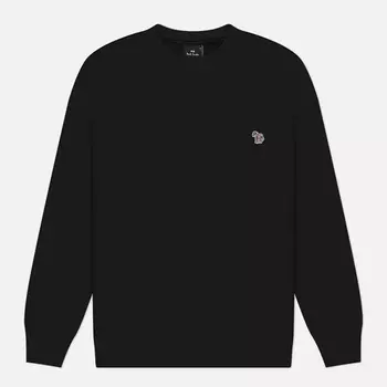 Мужская толстовка Paul Smith Zebra Logo Regular Crew, цвет чёрный, размер XXL