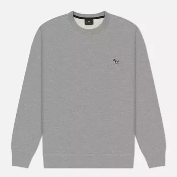Мужская толстовка Paul Smith Zebra Logo Regular Crew, цвет серый, размер XXL