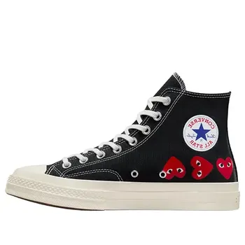 Кроссовки x comme des garcons play chuck 70 hi 'black red' Converse, черный
