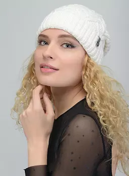 Шапка женская из трикотажа 07, КАЛЯЕВ