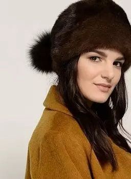 Шарик из норки 118 с утеплителем, КАЛЯЕВ