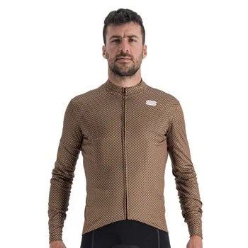 Джерси с длинным рукавом Sportful Checkmate Thermal, коричневый