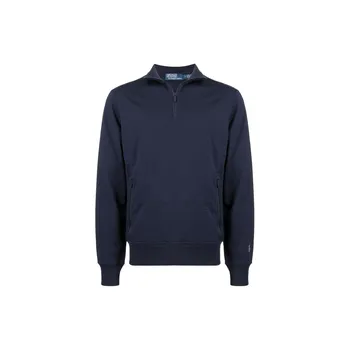 Polo Ralph Lauren Ss22 шерстяной свитер с воротником-молнией мужской свитер синий 710850502-001 XS