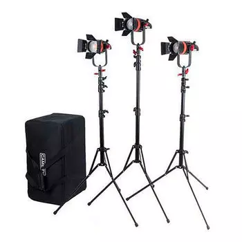 Комплект осветителей 3шт CAME-TV Boltzen Q-55W Mark II + стойки Q-55WMKII-3STD