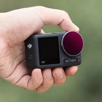 Комплект светофильтров K&F Concept CPL+ND8+ND16 для DJI Osmo Action 3 (3шт) SKU.2001