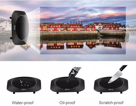 Комплект светофильтров K&F Concept ND + CPL + UV для DJI Mavic 2 Pro (5шт) KF01.1100