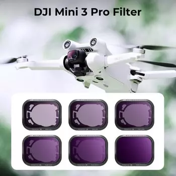 Комплект светофильтров K&F Concept UAV для DJI Mini 3 Pro (6шт + пропеллеры) SKU.1955