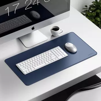 Коврик Satechi Eco Leather Deskmate для компьютерной мыши Синий ST-LDMB