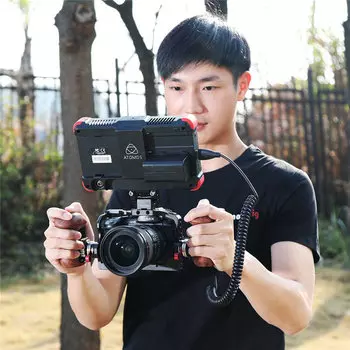 Левая рукоятка SmallRig Wooden Grip with NATO Mount 2118 2118C