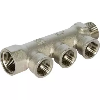 Коллектор с внутренней резьбой Valtec на 3 выхода 3/4"x1/2" VTc.550.N.0503