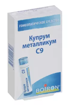 Гомеопатические монокомпонентные пр-ты мин-хим происх, 4 г, гранулы гомеопатические C9 Купрум металликум