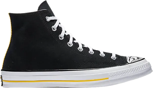 Кроссовки Converse RSVP Gallery x Chuck Taylor 70 Hi Top Black, черный