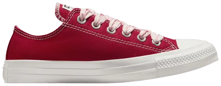 Кроссовки Converse Wmns Chuck Taylor All Star Low 'Gingham Laces', красный