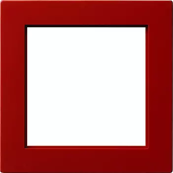 028243 Промежуточная рамка для приборов с накладкой 50*50 мм Красный Gira S-color