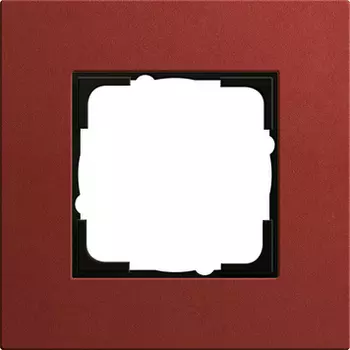 0211229 Рамка Esprit Linoleum-Multiplex Красный 1-постовая Gira
