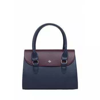 Женская кожаная сумка Bloy Dark Blue/Burgundy