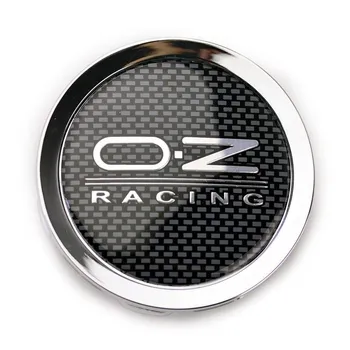 4 шт., 63 мм, колпаки для центров колес для OZ Racing M608, колпачки для автомобильных ступиц, эмблема для дисков, подходит для Superforgiata чёрный