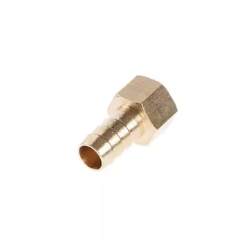 Соединение внутр. резьба 1/4" х елочка 12 мм (латунь) ECO (AB-FT14/E12)