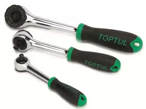 Трещотка 3/8" безредукторная 200 мм TOPTUL (CJBT1220)