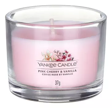 Ароматическая свеча Pink Cherry &amp; Vanilla: свеча 37г
