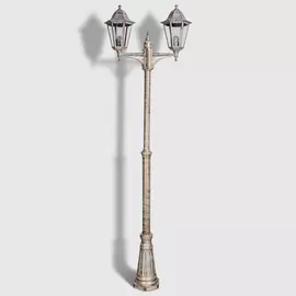 Светильник садовый Amber Lamp 9002A напольный IP44 E27 100Вт, белое золото