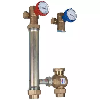 Насосная группа для твердотопливных котлов 1" без насоса Stout SDG-0015-002501
