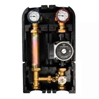 Насосная группа Stout SDG-0007-002502 с 3-х ходовым приводным смесителем 1", с насосом Grundfos UPSO 25-65