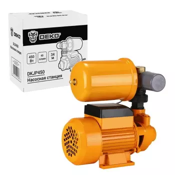 Насосная станция Deko DKJP450 076-0525, 450Вт, 45 л/мин, 2л