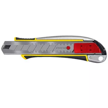 Нож с автостопом Stayer KSM-18A 09143_z01, металлический, сегментированные лезвия, 18мм