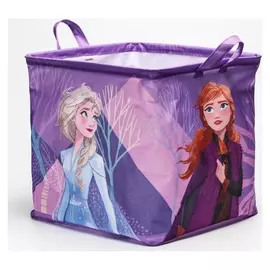 Корзина для игрушек "Анна и эльза" холодное сердце, 33*33*31 см