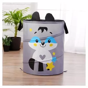 Корзина для игрушек «Енот», с ручками, 45 х 35 х 35 см