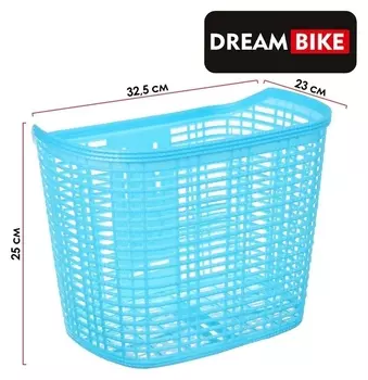 Корзина Dream Bike, без крепления, цвет синий