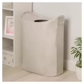 Корзина универсальная с ручками доляна «Нео», 58×12×67 см, на замке, цвет белый