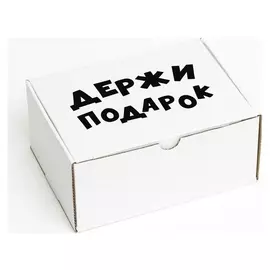 Коробка самосборная "Держи подарок", 22 х 16,5 х 10 см
