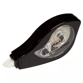 Корректирующая лента 5ммx8м Attache Black &amp; White черный корпусбелый колп