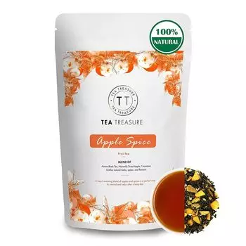 Черный чай Ассам с Яблоком и специями (100 г), Assam Black Tea Apple Spice, произв. Tea Treasure