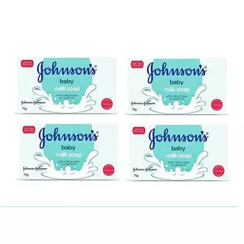 Детское мыло с Молоком (4 х 75 г), Baby Milk Soap, произв. Johnson’s Baby