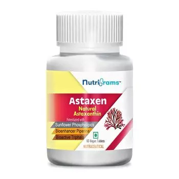 Астаксен (60 таб, 500 мг), Astaxen, произв. Nutrigrams