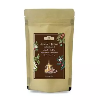 Арабский кофе светлой обжарки с Шафраном и Имбирем (100 г), Arabic Qahwa Light Roasted, произв. AL MASNOON