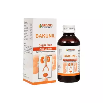 Бакунил без сахара и калорий (115 мл), Bakunil Sugar Free Zero Calorie, произв. Bakson