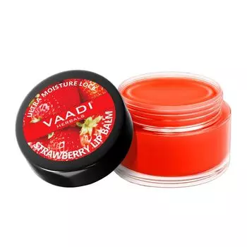 Бальзам для губ с Клубникой (10 г), Strawberry Lip Balm, произв. Vaadi Herbals